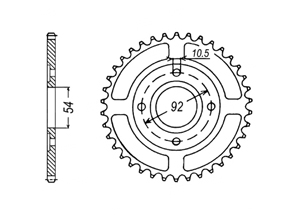 Kit trasmissione MBK X-Power 50 98-99