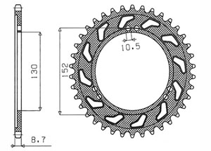 Kit trasmissione CAGIVA Elefant 900 93-