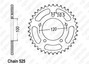 Kit trasmissione Aprilia Sl 750 Shiver