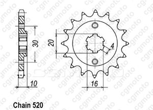 Kit trasmissione Cagiva 125 Mito Evolution