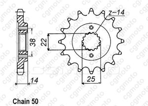 Kit trasmissione Cagiva 900 Elefant