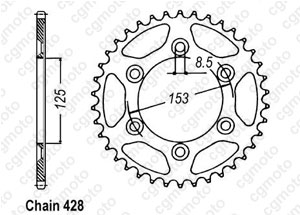 Kit trasmissione Honda Xr 125 L