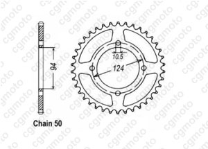 Kit trasmissione Honda Cb 500 F