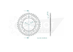 Kit trasmissione Honda X-Adv 750 2016