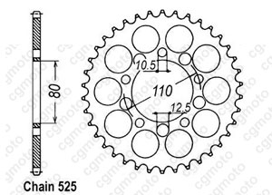 Kit trasmissione Honda Cb 750 Sevenfifty