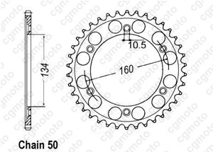 Kit trasmissione Honda Vtr 1000 Sp1