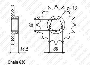 Kit trasmissione Honda Cbx 1000 Z