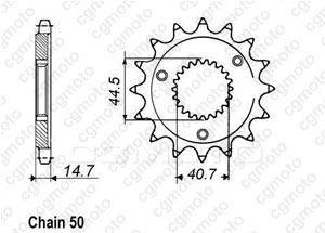 Kit trasmissione Harley D. Xlh 883 Sportster