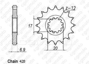 Kit trasmissione Hm 50 Cre Six