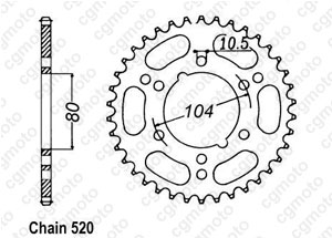 Kit trasmissione Kawasaki Z 750