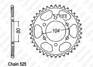 Kit trasmissione Kawasaki Zx-7r 750