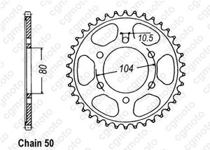 Kit trasmissione Kawasaki Zx-12r 1200