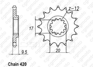 Kit trasmissione Ktm Sx 60/65