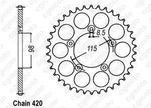 Kit trasmissione Ktm Sx 60/65