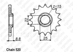 Kit trasmissione Ktm Mx 125