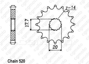 Kit trasmissione Ktm Sting/Duke 125