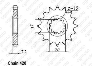 Kit trasmissione Mbk 50 X-limit