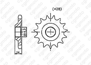 Kit trasmissione Peugeot 50 Xplc