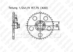 Kit trasmissione Rieju/Msa 50 Rs1/Rse Evolution