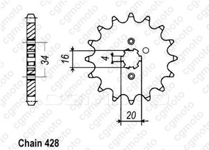 Kit trasmissione Rieju 125 Mrx/Smx