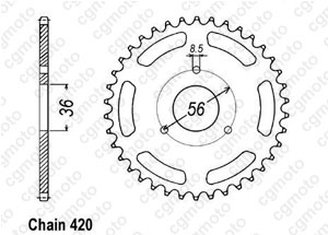 Kit trasmissione Suzuki Jr 50