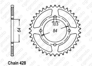 Kit trasmissione Suzuki Rv 125 Van Van