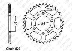 Kit trasmissione Suzuki Lt 250 R