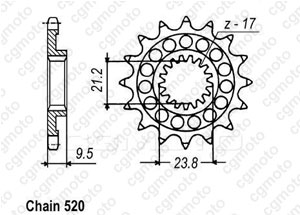 Kit trasmissione Suzuki Rm-z 450