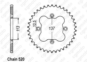 Kit trasmissione Suzuki Lt-r 450