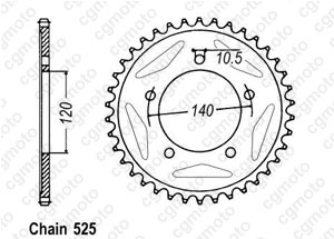 Kit trasmissione Suzuki Dl 650 V-strom