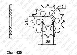 Kit trasmissione Suzuki Gsx 1100 Esd