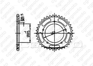 Kit trasmissione Sachs 125 Zx