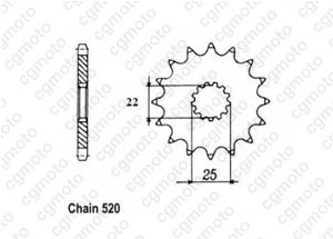 Kit trasmissione Tm EN 250 2T