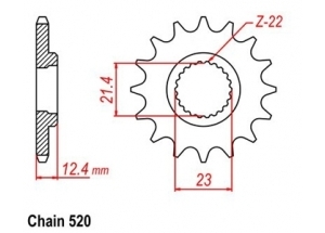 Kit trasmissione Yamaha Yfm 250 Raptor