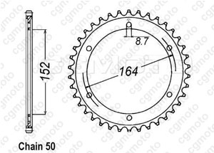 Kit trasmissione Yamaha Sr 500