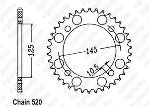 Kit trasmissione Yamaha Xtz 600 Tenere