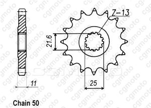 Kit trasmissione Yamaha Fz-6 Fazer N/S