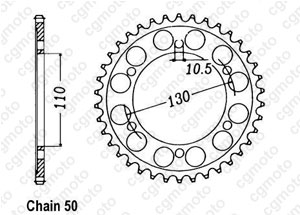 Kit trasmissione Yamaha Fz-6 Fazer N/S