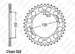 Kit trasmissione Yamaha Yzf 600 R6