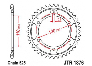 Kit trasmissione Yamaha MT-07 Tracer