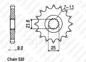 Kit trasmissione Yamaha Xtz 750 Super Tenere