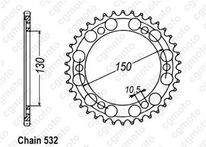 Kit trasmissione Yamaha Fzr 1000 Exup