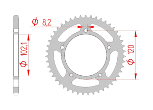 Corona Accaio Passo 420 aprilia