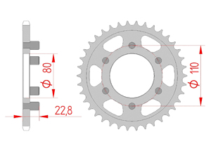 Corona Accaio Passo 520 aprilia