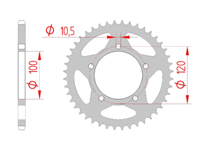 Corona Accaio Passo 520 aprilia