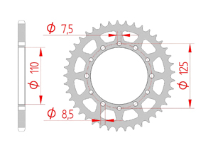 Corona Accaio Passo 520 cagiva