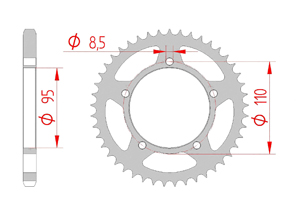 Corona Accaio Passo 428 cagiva