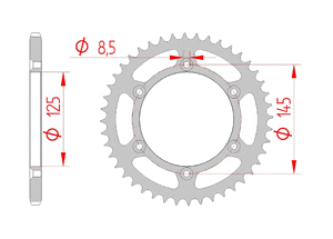 Corona Accaio Passo 520 cagiva