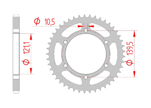 Corona Accaio Passo 525 cagiva