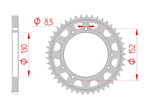 Corona Accaio Passo 525 cagiva